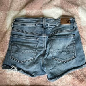 American Eagle High Rise Stretch Jean Shorts